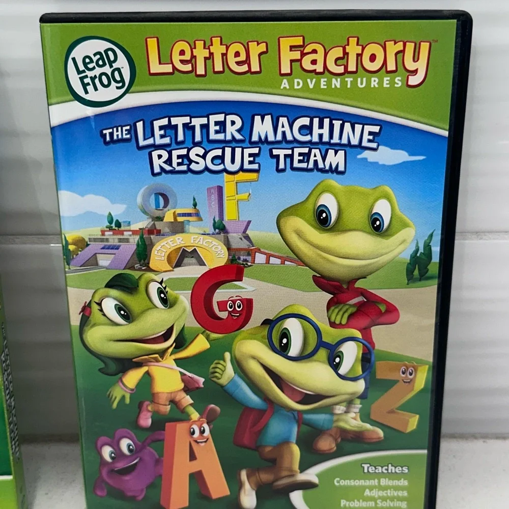 Leap Frog Letter Factory Adventures: The Letter Machine Rescue Team (DVD, 2014)